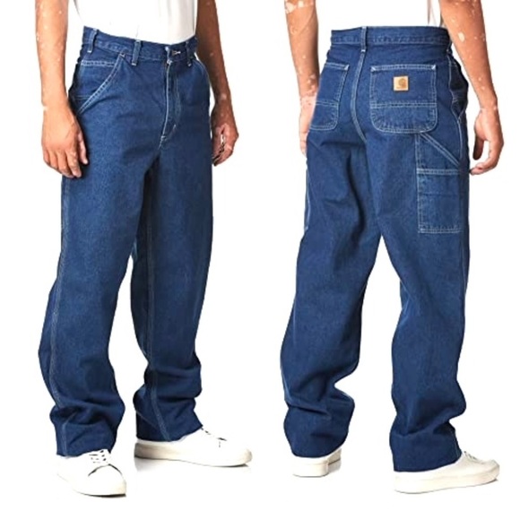 Carhartt B13 Men's Loose Fit Utility Workwear Jean in Darkstone, Size 36 X 34 - Picture 1 of 11